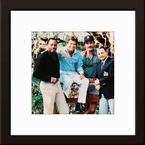  Magnum P.I. Framed & Matted Photo (Tom Selleck John Hillerman 