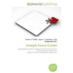  Joseph Force Crater (9786132785619) Books
