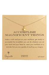 Dogeared Accomplish Magnificent Things Pendant Necklace $62.00