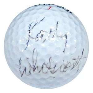  Kathy Whitworth Autographed / Signed Golf Ball Sports 