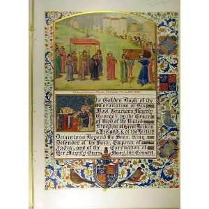  1911 King George V Coronation Announcement Print