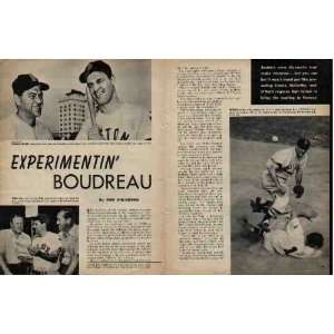 EXPERIMENTIN BOUDREAU, by Bob Holbrook. LOU BOUDREAU, Boston Red Sox 