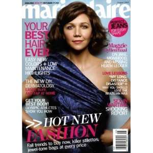  Marie Claire (August 2008) Maggie Gyllenhaal (Love Lessons 