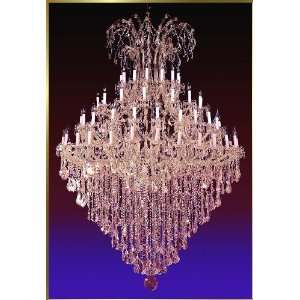 Maria Theresa Chandelier, ML 1090 CH, 84 lights, Silver, 60 wide X 88 