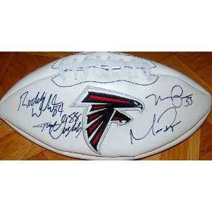  Atlanta Falcons 4 Signature Autographed / Signed Logo 