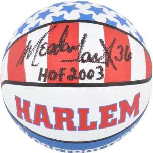Meadowlark Lemon Autographed Basketball  Details Harlem 