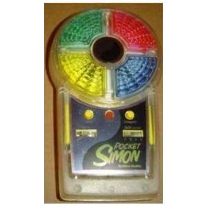 Milton Bradley Pocket Simon See through Clear Color Handheld Game 