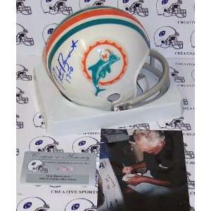 Creative Sports AMHMD2 BUONICONTI Nick Buoniconti Hand Signed Dolphins 