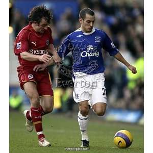 Everton v Reading Leon Osman and Readings Stephen Hunt Photographic 