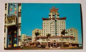 1962 Cars Glass Elevator El Cortez Hotel San Diego CA  