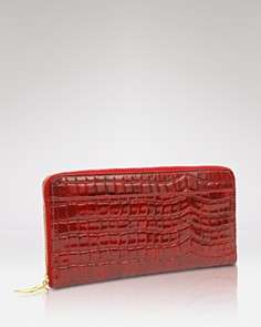 Tusk Wallet   Antique Croc Zip