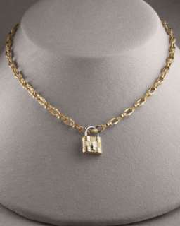 Appassionata Necklace & Lock Pendant, 18K Yellow Gold