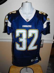 SEWN Eric Weddle #32 San Diego CHARGERS YOUTH Small S 8 Reebok Jersey 