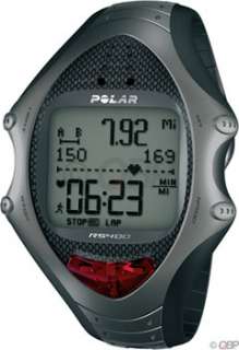 Polar RS400sd Running Series Heart Rate Monitor Black  
