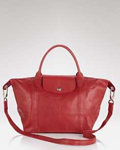 Longchamp Shoulder Bag   Le Pliage Leather Cuir Small