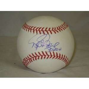 Rafael Palmeiro Autographed Ball   insc 3020H   Autographed Baseballs