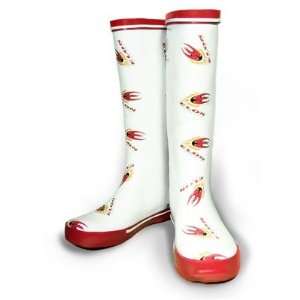   Womens Elon University Scattered Phoenix Rain Boots