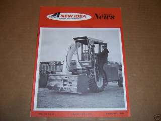 c461) New Idea Farm Equipment Dealer News Feb 1969  