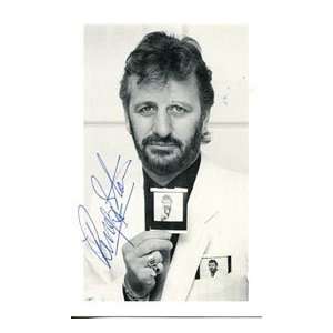 Ringo Starr Autographed Postcard