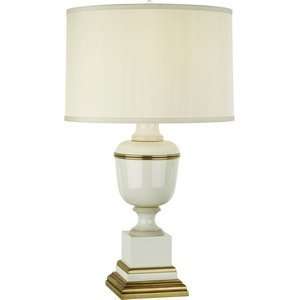 Robert Abbey 2601X Mary Mcdonald Annika   One Light Table Lamp, Ivory 