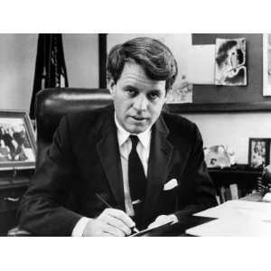 Senator Robert F. Kennedy in His Office, Washington, D.C., March 2 