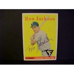 Ron Jackson Chicago White Sox # 26 1958 Topps Signed Autographed 