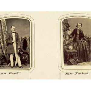  Portraits of Horace Vernet and Rosa Bonheur Photographic 