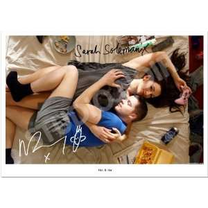   AUTOGRAPH PRINT BBC RUSSELL TOVEY & SARAH SOLEMANI 