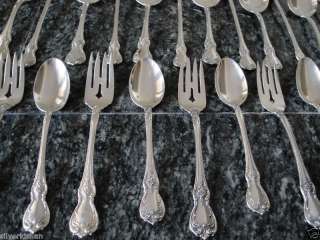 TOWLE OLD MASTER STERLING FLATWARE SET 5PC SETTING WITH SERVERS 