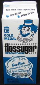 Floss Sugar Gold Medal Blue Raspberry Cotton Candy  