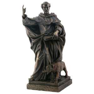 St. Dominic Figurine   Cold Cast Resin   8 Height