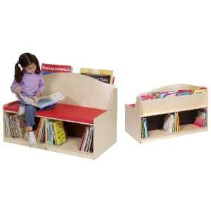  Steffy Wood SWP1243 Reading Bench with Storage Everything 