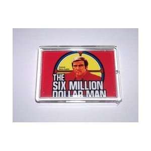   Six 6 Million Dollar Man magnet display Steve Austin 
