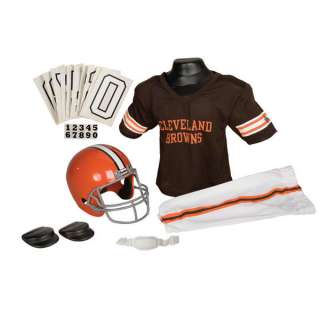 Cleveland Browns Kids/Youth Football Helmet Uniform Set  