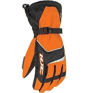  HJC Storm Gloves   3X Large/Black/Orange Automotive