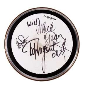 Ted Nugent Autographed Concert Used Rolling Thunder Tour Drum