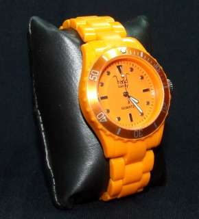 Orange Fun Wrist Watch Unisex Plastic Free Sunglasses  