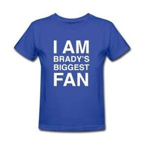 Tom Brady  Biggest Fan Womens Officially Licensed NFL Player T 