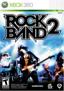 Rock Band 2 + WIRED Guitar Bundle Xbox 360 NEW  