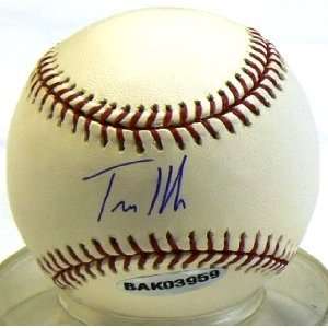 Travis Hafner Autographed Baseball