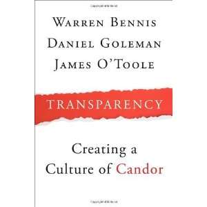   of Candor (J B Warren Bennis Series) [Hardcover] Warren Bennis Books