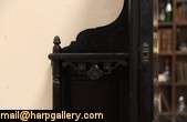 Victorian Ebonized Cherry Etagere Curio Display  