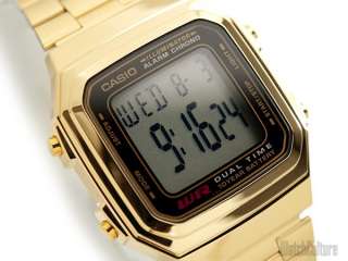 Casio Retro Vintage Gold Watch A178 A178W A178WGA 1A  