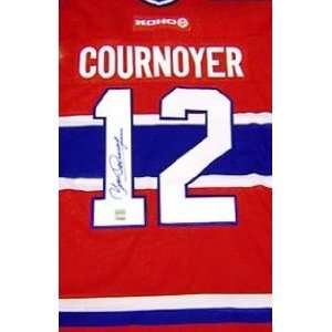  YVAN COURNOYER Montreal Canadiens autographed Hockey 