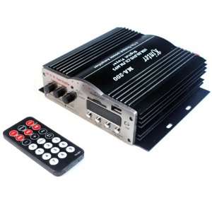  Digital Remote 4x41W 4 Channel Mini Home Audio Car Power Amplifier 