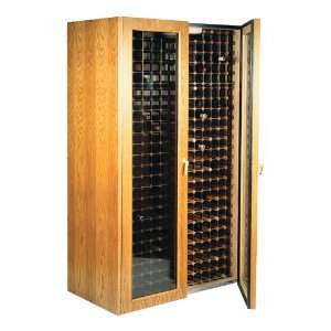  Vinotemp 700G 700 Oak Wine Cooler Cabinet with Glass Doors Baby