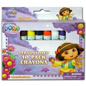  Dora The Explorer 10pk Jumbo Crayons Toys & Games