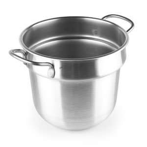   Stainless Steel Double Boiler Inset   Round Bottom