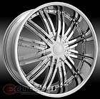 22 inch ELR19 chrome wheels rims Chrysler 300c 5x115