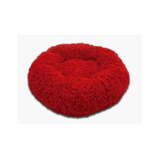  Silky Curls Red Donut Bed